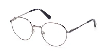 Gant Ga50054 012 Men's Glasses Silver Size 52 - Free Lenses - Blue Light Block Available In Shiny Dark Ruthenium Silver