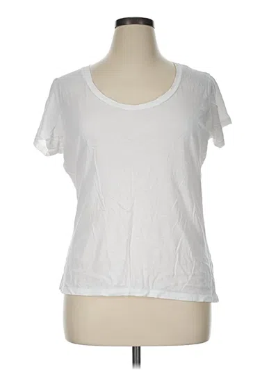 Pre-owned Gant Short Sleeve T-shirt In White