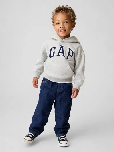 Gap Baby & Toddler Cozy-lined Barrel Jeans In Multi