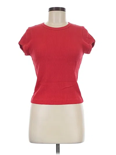 Pre-owned Gap Body Short Sleeve T-shirt In Red