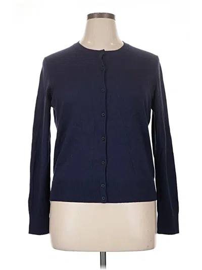 Pre-owned Gap Cardigan Sweater In Blue