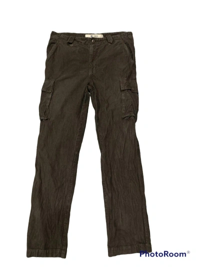 Pre-owned Gap Cargo Multipocket Corduroy Style Jeans In Dark Brown