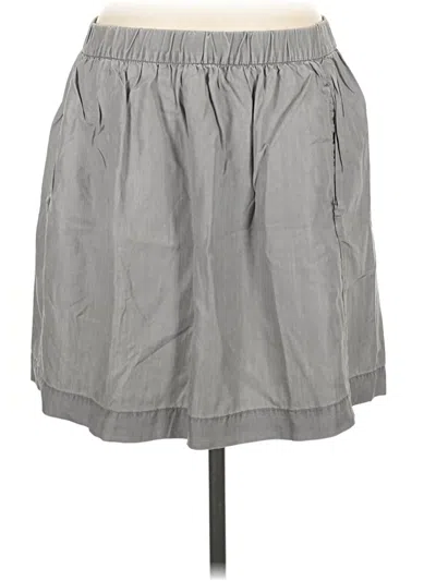 Pre-owned Gap Casual Skirt In Gray