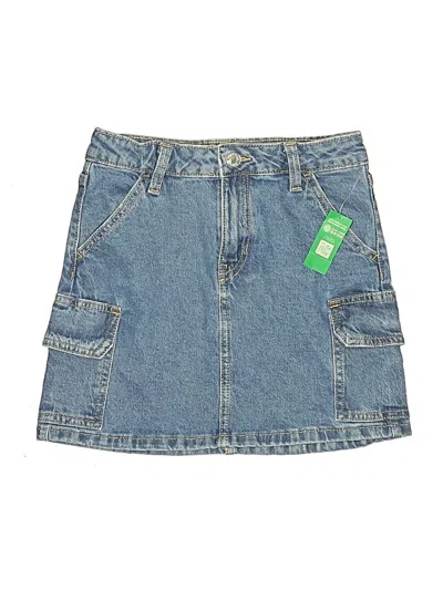 Pre-owned Gap Kids' Denim Skirt In Blue