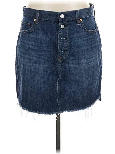 Pre-owned Gap Denim Skirt In Blue