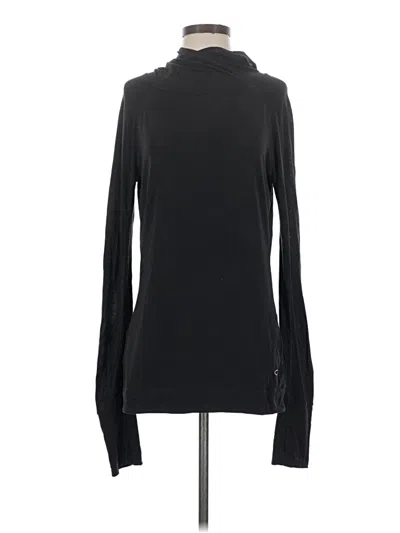 Pre-owned Gap Fit Long Sleeve Turtleneck In Black