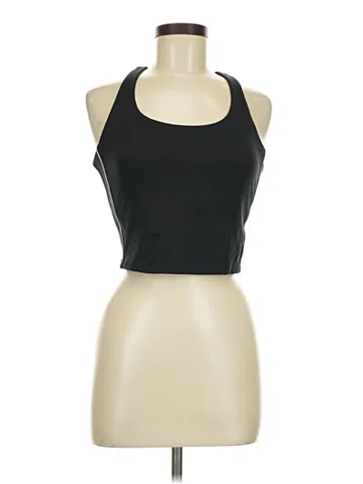 Pre-owned Gap Fit Tank Top Black Halter Neckline Tops