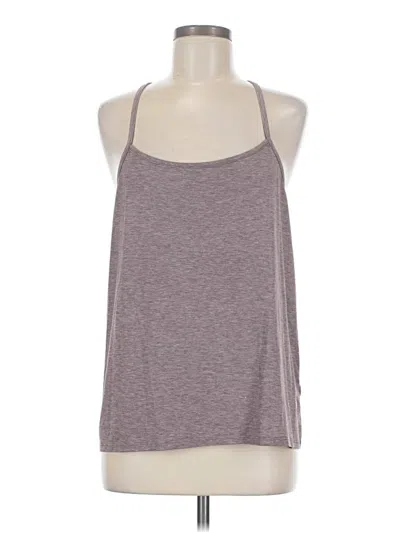 Pre-owned Gap Fit Tank Top Gray Halter Neckline Tops