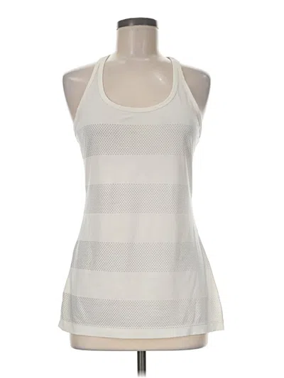 Pre-owned Gap Fit Tank Top Ivory Halter Neckline Tops