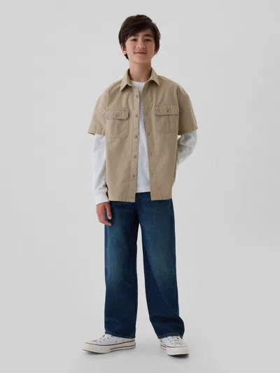 Gap Kids Baggy Jeans In Medium Wash