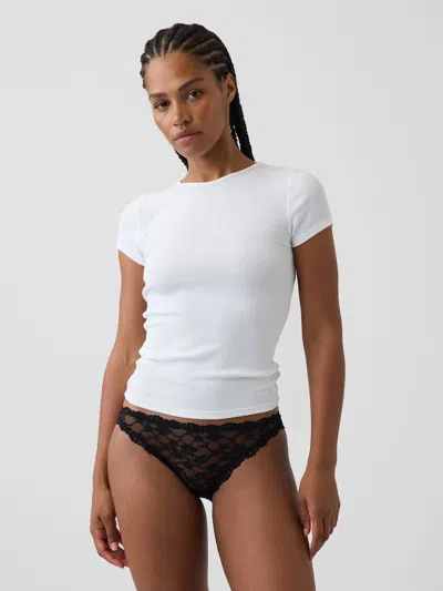 Gap Lace Cheeky Bikini In Black