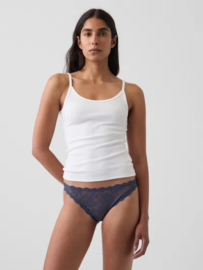 Gap Lace Cheeky Bikini In Sargassus Blue
