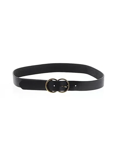 Pre-owned Gap Leather Belt In Black