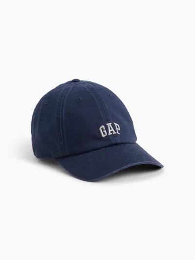 Gap Logo Baseball Hat In Tapestry Navy Blue