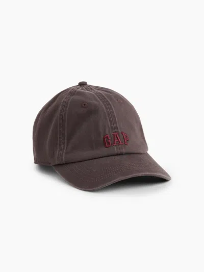 Gap Logo Baseball Hat In Terra Brown