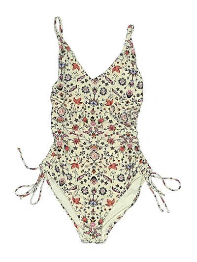 Pre-owned Gap One Piece Swimsuit In Ivory