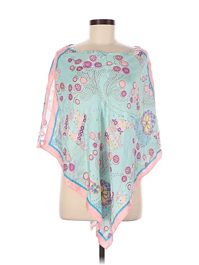 Pre-owned Gap Poncho In Blue