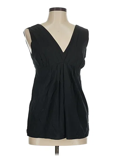 Pre-owned Gap Sleeveless Blouse In Black