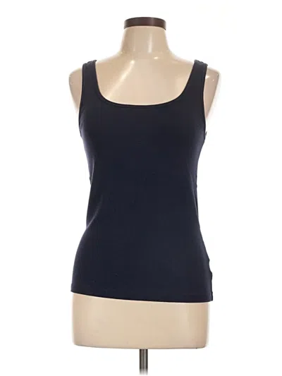 Pre-owned Gap Tank Top Blue Strapless Neckline Tops
