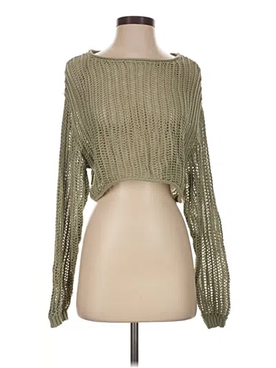 Pre-owned Garage Pullover Sweater In Green