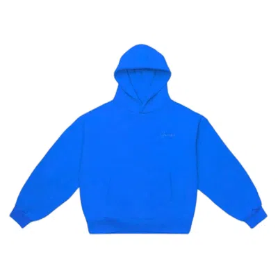Garment Workshop Phenol  Double Layer Hoodie With Double Embroidery - Brady Blue