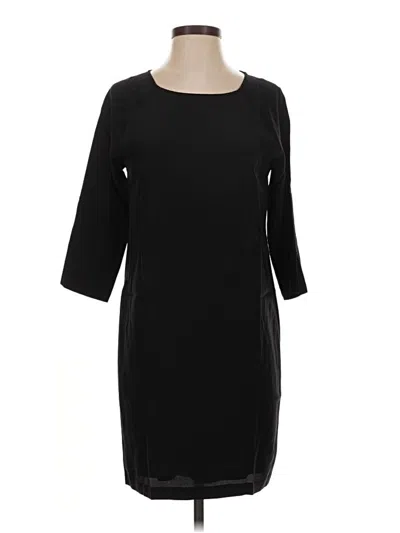 Pre-owned Garnet Hill Casual Dress In Black