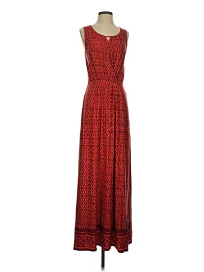 Pre-owned Garnet Hill Casual Dress In Red