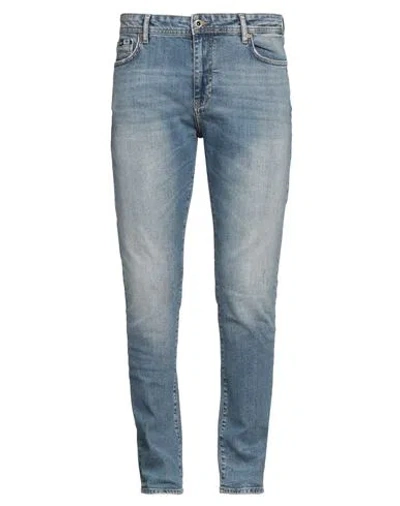 Gas Man Jeans Blue Size 33w-32l Cotton, Elastane