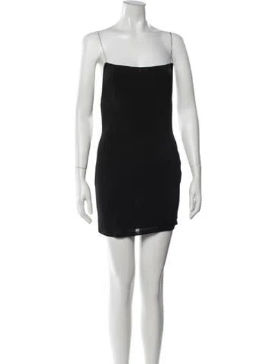Pre-owned Gauge81 Square Neckline Mini Dress In Blue