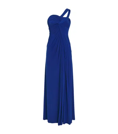 Gaurav Gupta Intertwine Sculpt Aether Gown In Blue