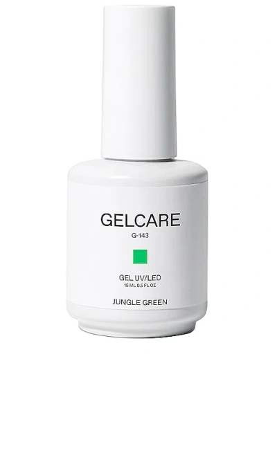 Gelcare Jungle Green Gel Nail Polish In White