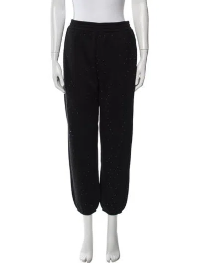 Pre-owned Generation Love Crystal Embellishments Sweatpants W/ Tags In Black