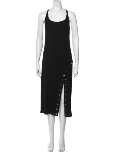 Pre-owned Generation Love Scoop Neck Midi Length Dress W/ Tags In Black
