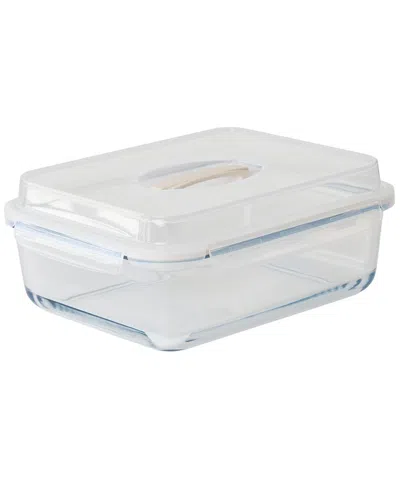 Genicook Bake & Carry 5pc Glass Container Set In Transparent