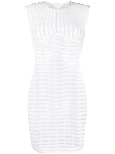 Genny Iconic Cut-out Minidress In White