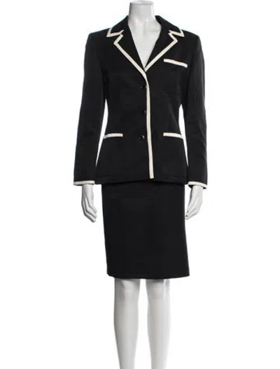 Pre-owned Genny Skirt Set In Black