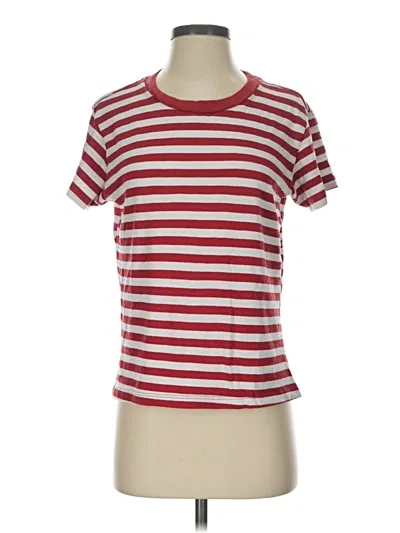 Pre-owned George Short Sleeve T-shirt In Red