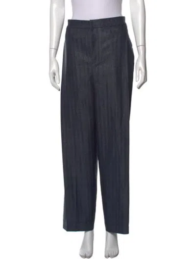 Pre-owned Georgia Alice Straight Leg Pants In Blue