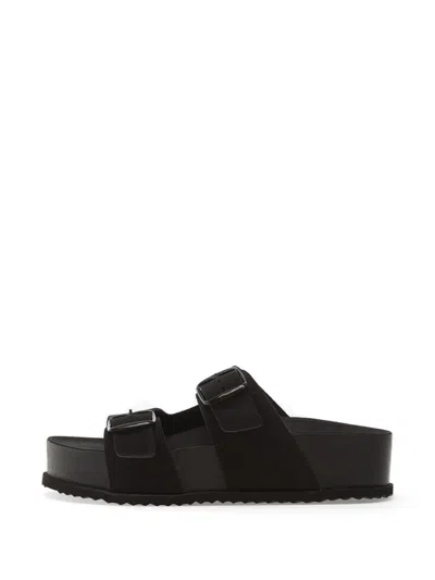 Geox Buckle-strap Platform Sandals In Multi