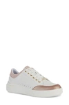 Geox Dalyla Sneaker In White/ Rose