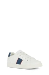 Geox Kids' Eclyper Sneaker In White/ Navy