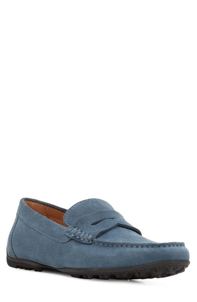 Geox Kosmopolis Grip Penny Loafer In Avio