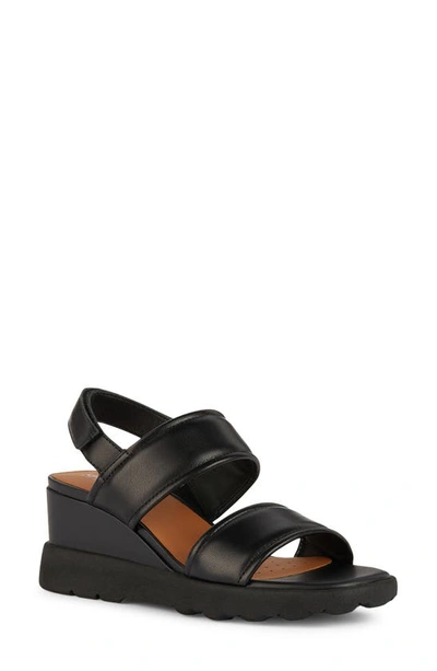 Geox Spherica Slingback Sandal In Black