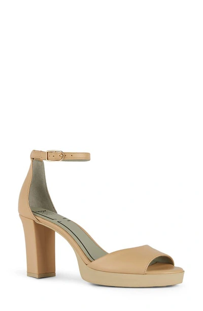 Geox X Pénelope & Mónica Cruz Walk Pleasure Ankle Strap Sandal In Beige