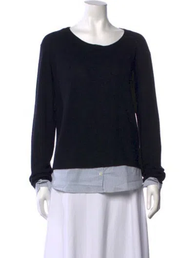 Pre-owned Gerard Darel Crew Neck Sweater In Black