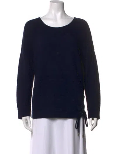 Pre-owned Gerard Darel Crew Neck Sweater In Blue