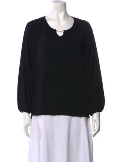 Pre-owned Gerard Darel Wool V-neck Sweater In Black