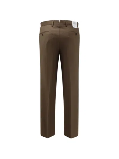 Germano 1952 Pleated Tailored Trousers In Brown