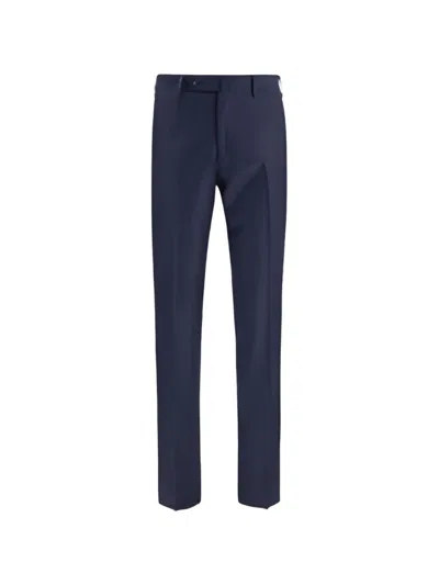 Germano 1952 Virgin-wool Tailored Trousers In Blue