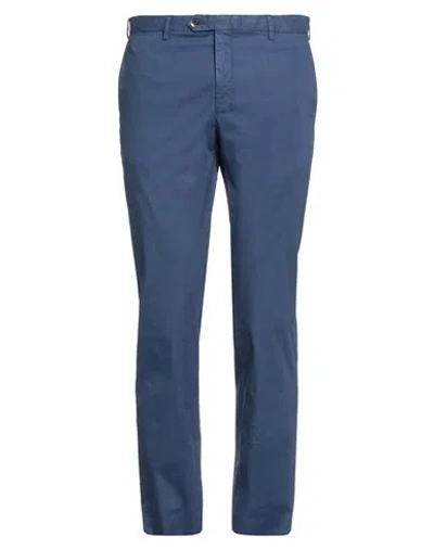 Germano Man Pants Blue Size 34 Lyocell, Cotton, Elastane